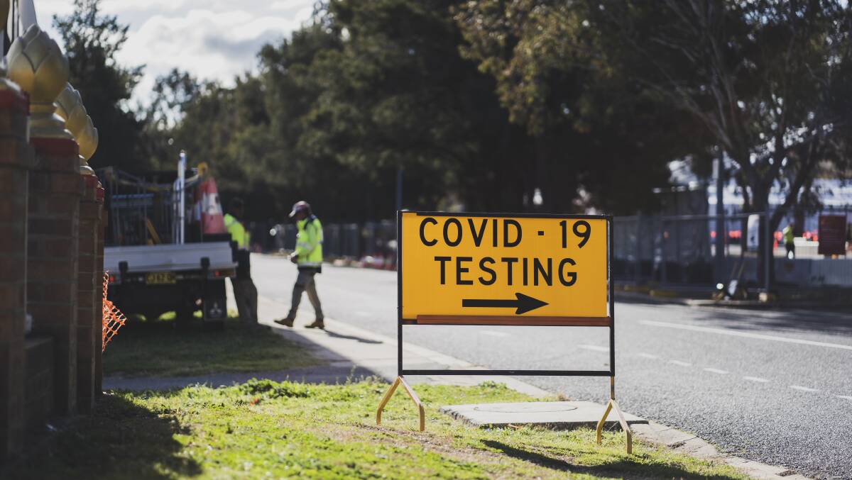 Almost 70,500 coronavirus tests have been conducted so far in the ACT. Picture: Dion Georgopoulos