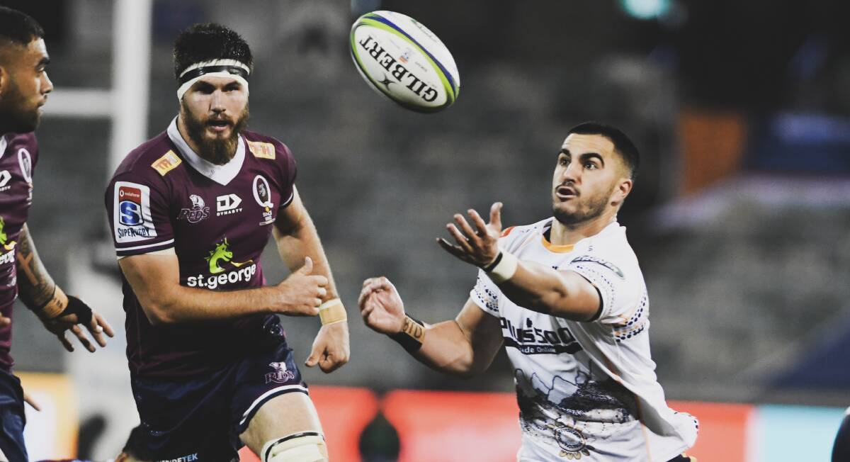 The Brumbies will meet the Reds in the decider. Picture: Dion Georgopoulos