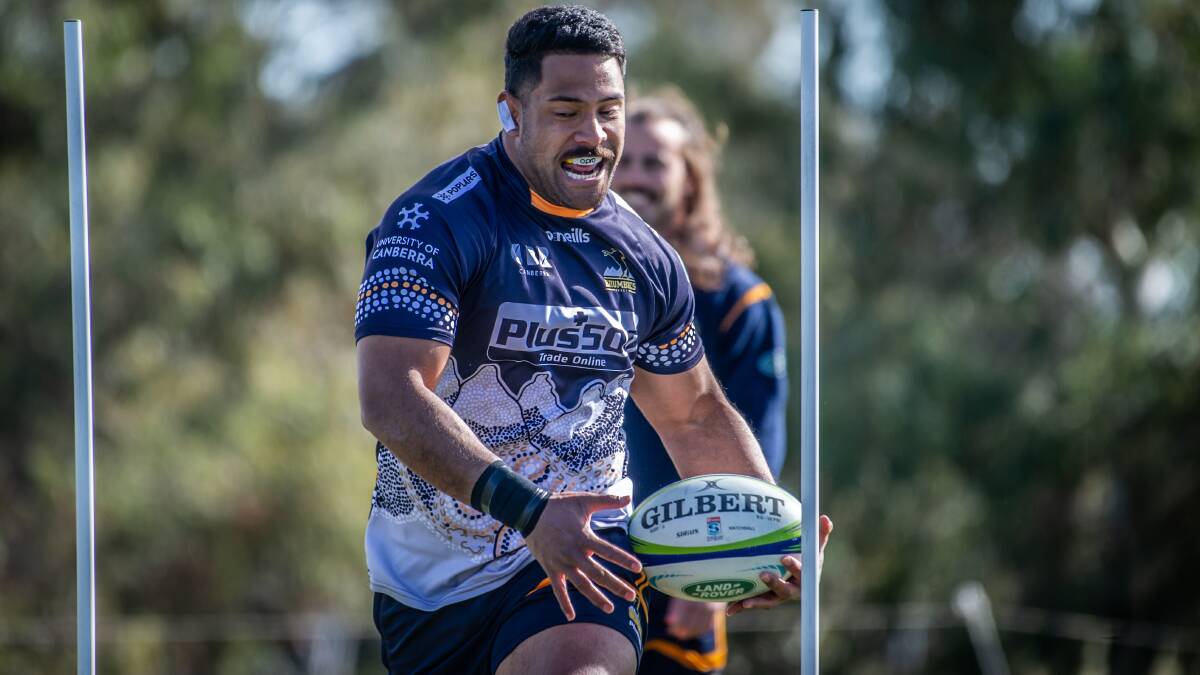 Scott Sio played a starring role in the Brumbies' Super Rugby AU triumph. Picture: Karleen Minney