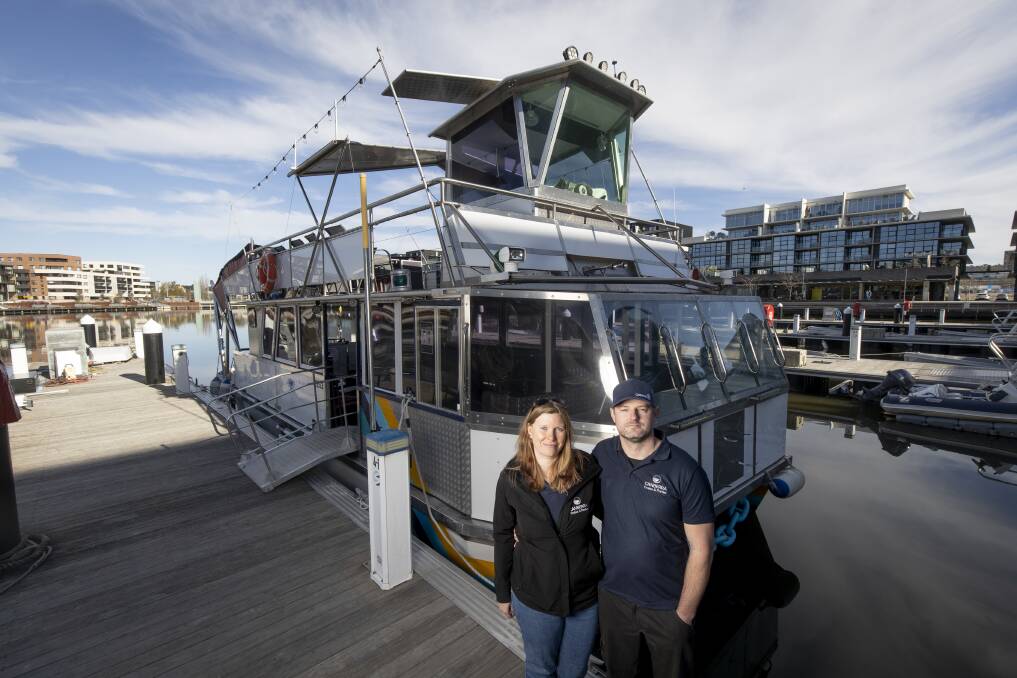 Charmaine Ogilvie and her partner Clint Rees have revamped the former pirate party boat. Picture: Sitthixay Ditthavong