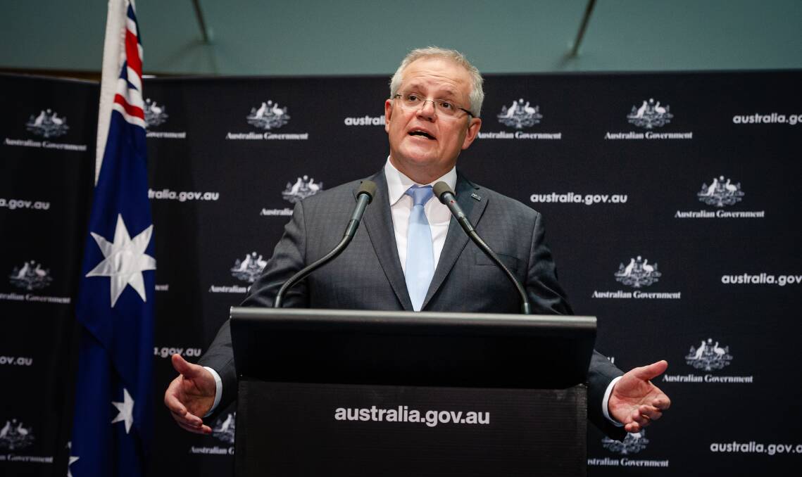 Prime Minister Scott Morrison. In May, he announced the national cabinet established to coordinate Australia's response to COVID-19 would replace the peak intergovernmental forum, COAG. Picture: Elesa Kurtz