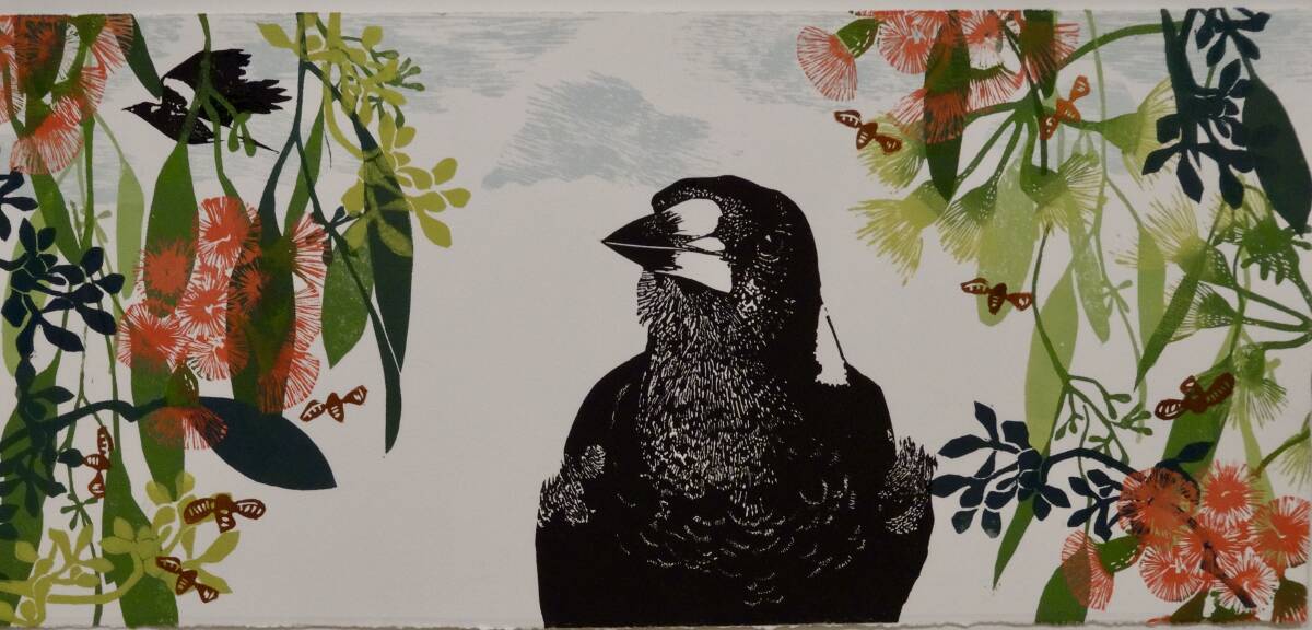 Ilona Lasmanis, Magpie Dreaming No 4, 2020 in On Show. Picture: Courtesy of the artist