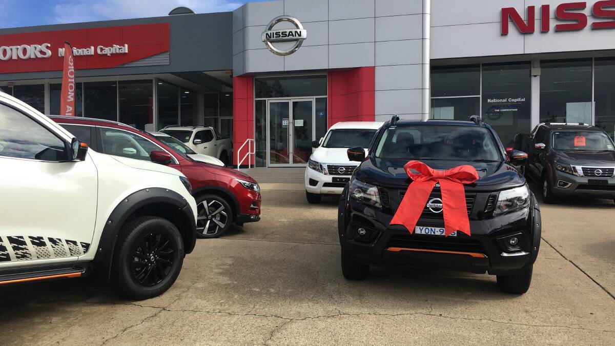 New cars for sale at a Nissan dealership in Canberra. Picture: Peter Brewer
