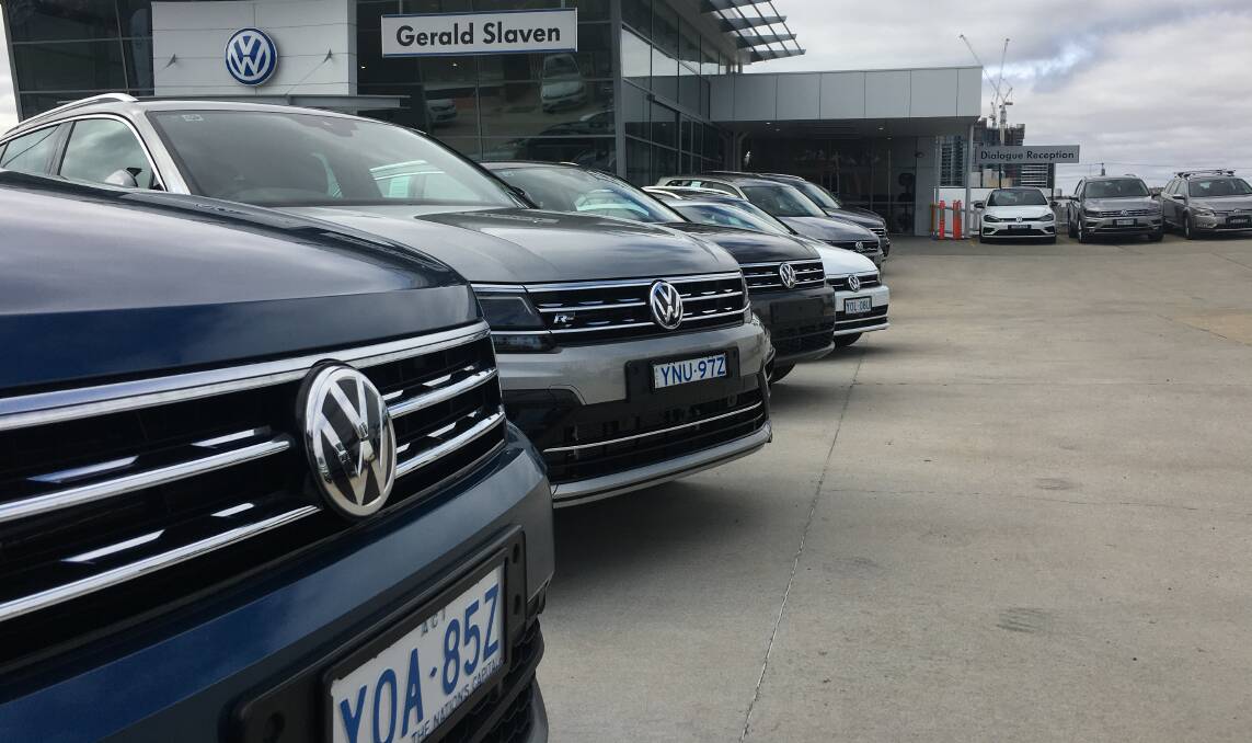 News Volkswagen cars for sale in Canberra. Picture: Peter Brewer