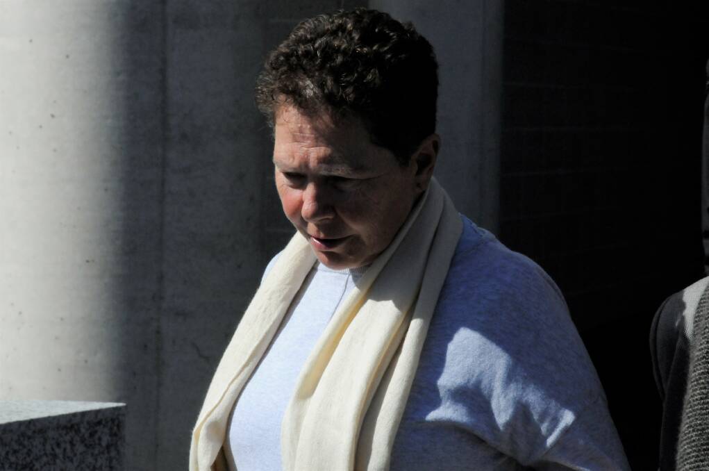 Former Yass High School teacher Lee Brown, who raped a student in 2007, leaves the ACT Supreme Court on Monday. Picture: Blake Foden
