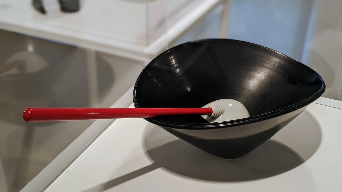 Prue Venables, White Spoon and Red Handle with Black Bowl, 2019. Picture: Supplied