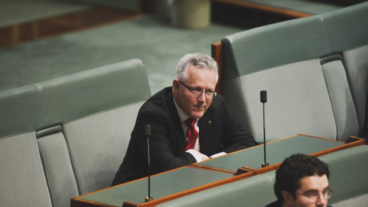 Canberra MP David Smith during Question Time on Monday. Picture: Dion Georgopoulos
