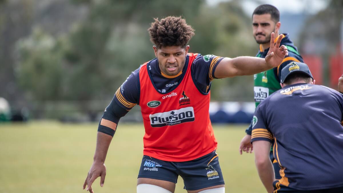 Rob Valetini is determined to take his game to another level as the Brumbies chase more success. Picture: Karleen Minney