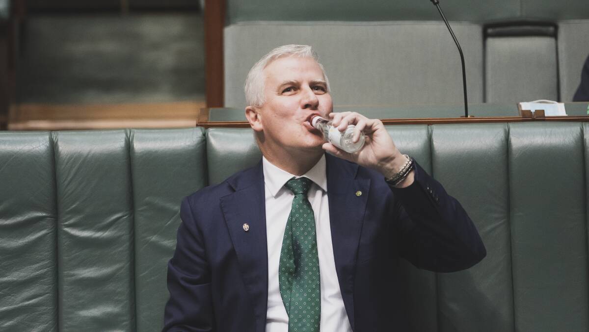 Readers have found Michael McCormack's assertion that he doesn't care about what happens in 30 years time hard to swallow. Picture: Dion Georgopoulos.