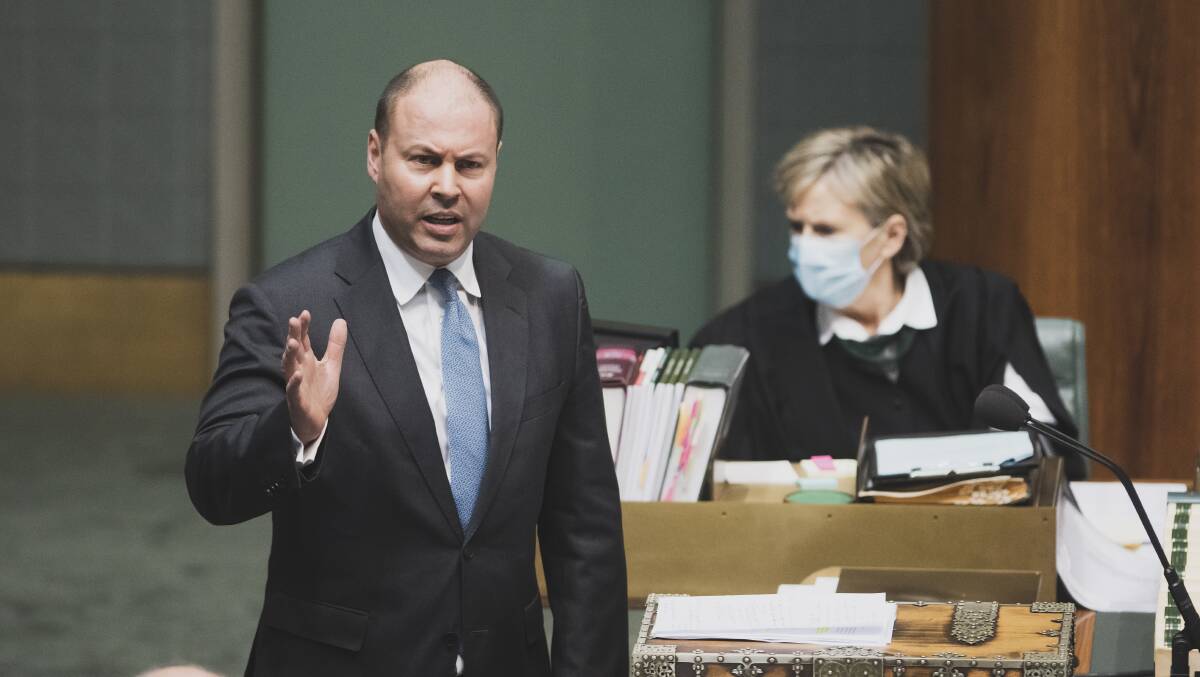 The times are different and the need for haste in delivering stimulus is real, but Frydenberg's budget is arguably too safe. Picture: Dion Georgopoulos