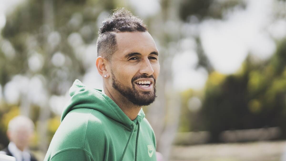 Nick Kyrgios and his NK Foundation have linked up with Gift Global. Picture: Dion Georgopoulos