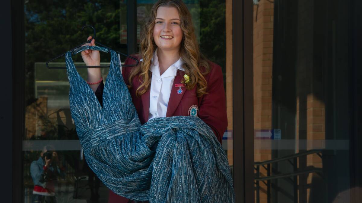 St Clare's College year 12 student Analise Greenhalgh is hoping to attend her formal dinner at the end of the year. Picture: Karleen Minney.