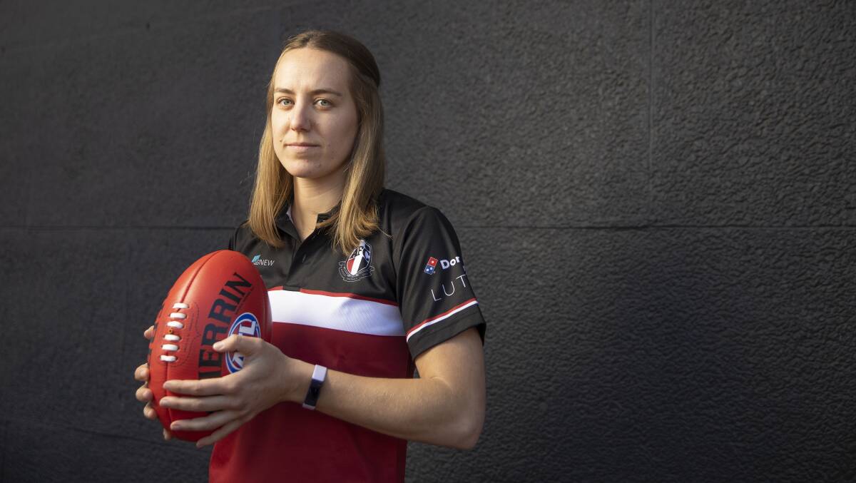 Ainslie footballer and netball player Georgia Clayden. Picture: Sitthixay Ditthavong