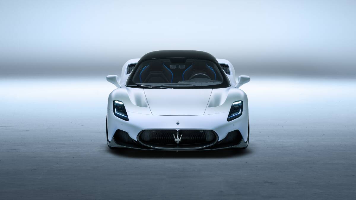 Maserati's new MC20 sports car, with a compact SUV called Grecale, is the next to roll out.
