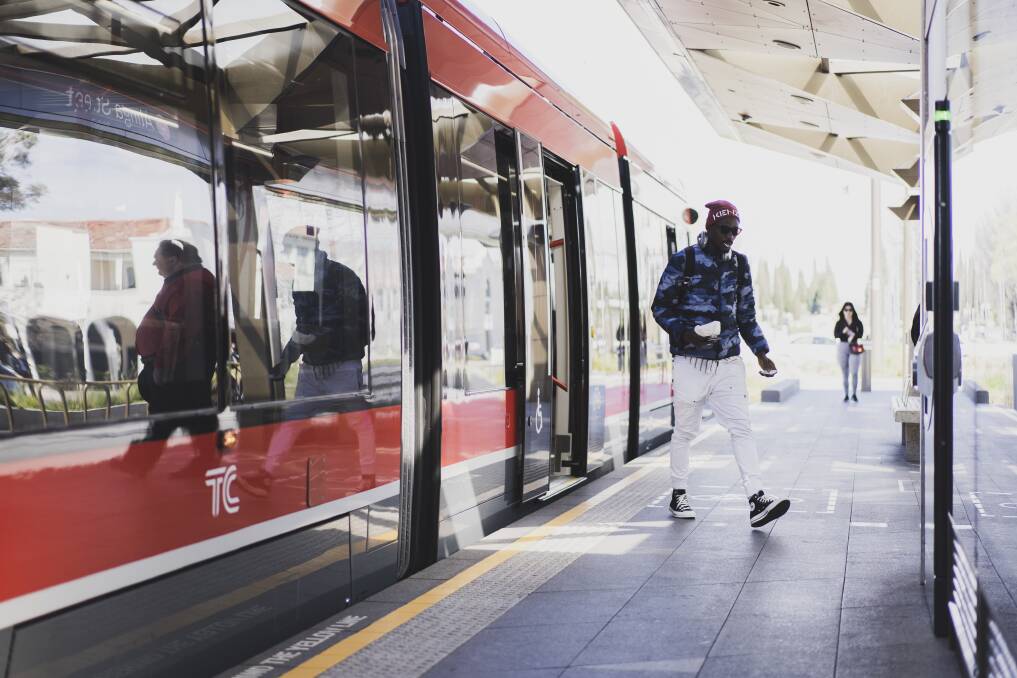 The Greens say a Mawson extension of the Woden light rail route considered should be considered as part of a business case for the project. Picture: Dion Georgopoulos