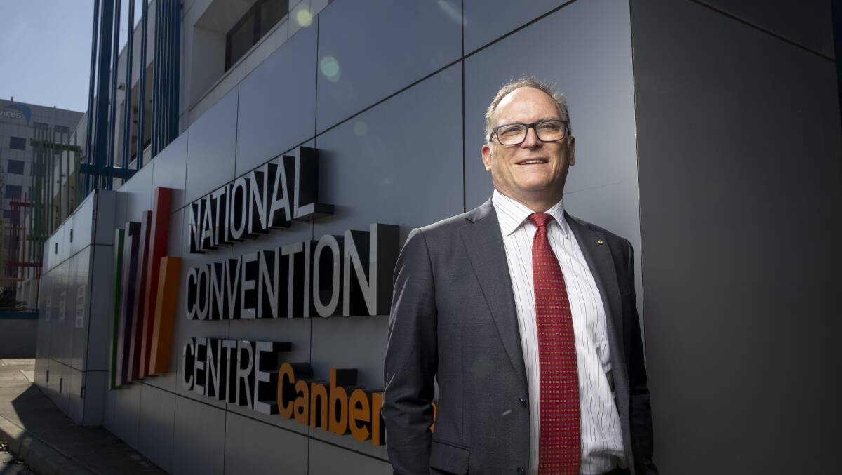 Aspen Medical chairman Glenn Keys at the National Convention Centre, just one of the organisations that have approached the service for assistance. Picture: Sitthixay Ditthavong