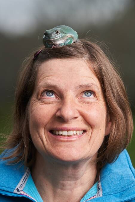 Ms Hoefer says volunteers would be trained to tell frog calls. Picture: Matt Loxton