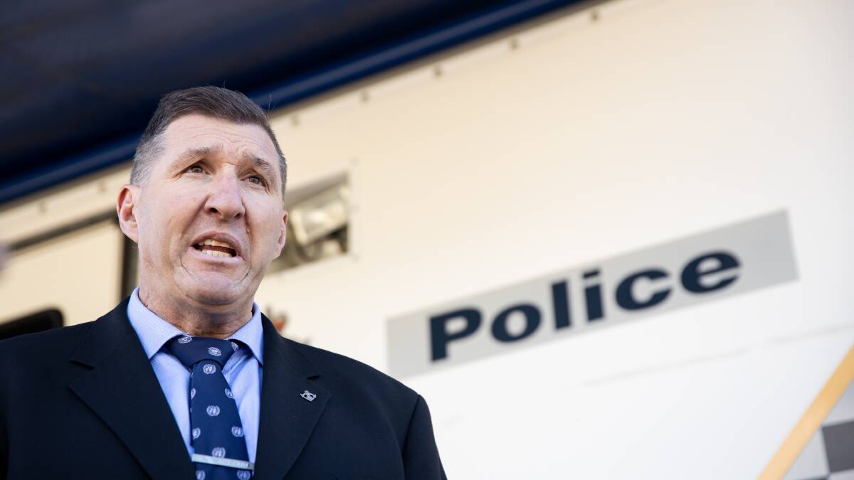 Detective Acting Superintendent Mark Steel. Picture: Sitthixay Ditthavong