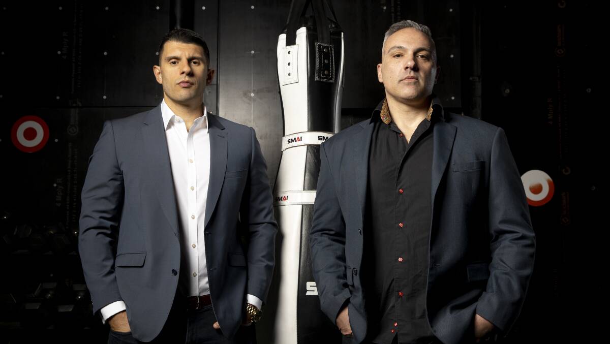 Stephen Peios and Nick Boutzos are working with leading boxing promoter Dean Lonergan to host a show on Fox Sports. Picture: Sitthixay Ditthavong