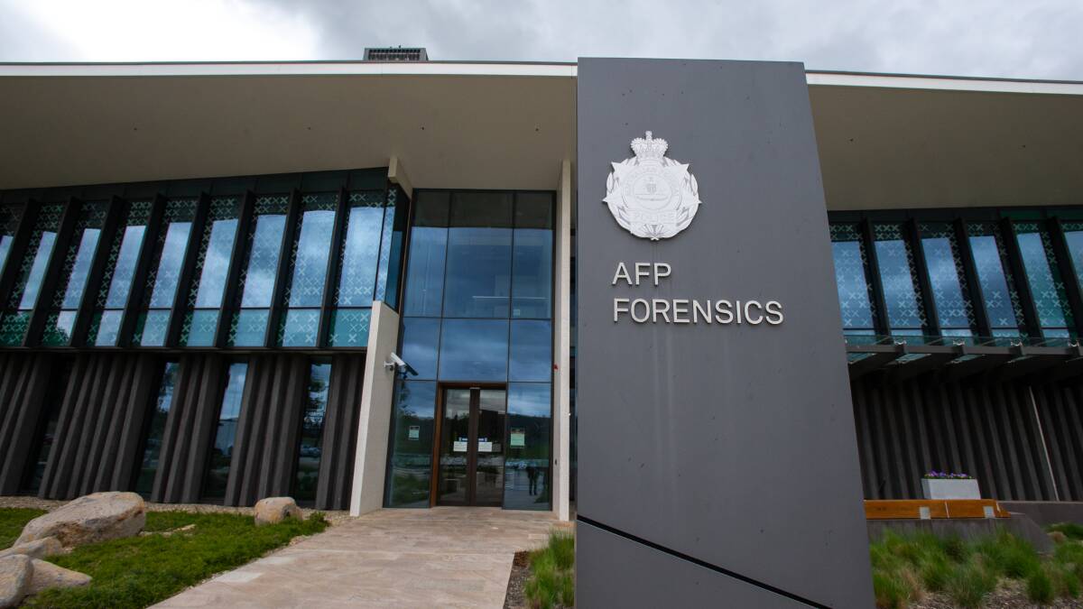 AFP Forensics' state-of-the-art facility at Majura. Picture: Elesa Kurtz 