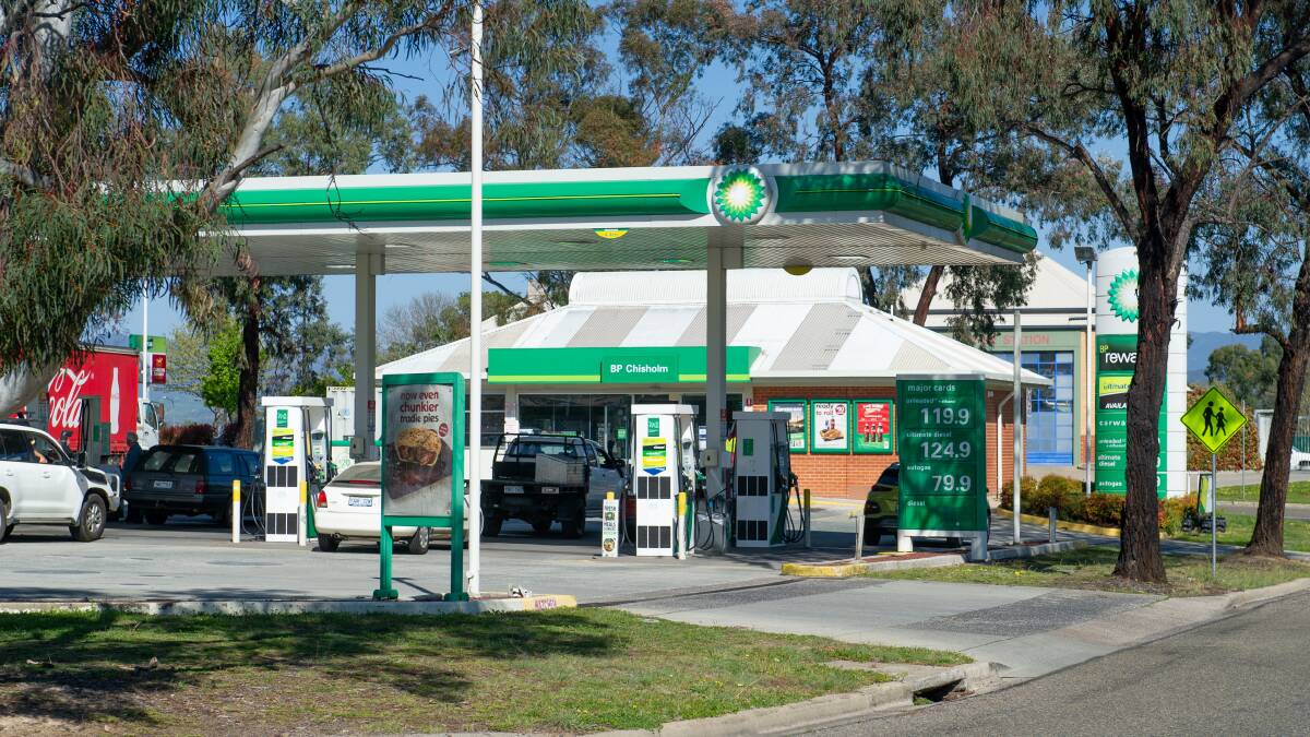 The average petrol price in the ACT has remained steady despite an increase following dive in cost at the height of COVID-19 restrictions. Picture: Elesa Kurtz