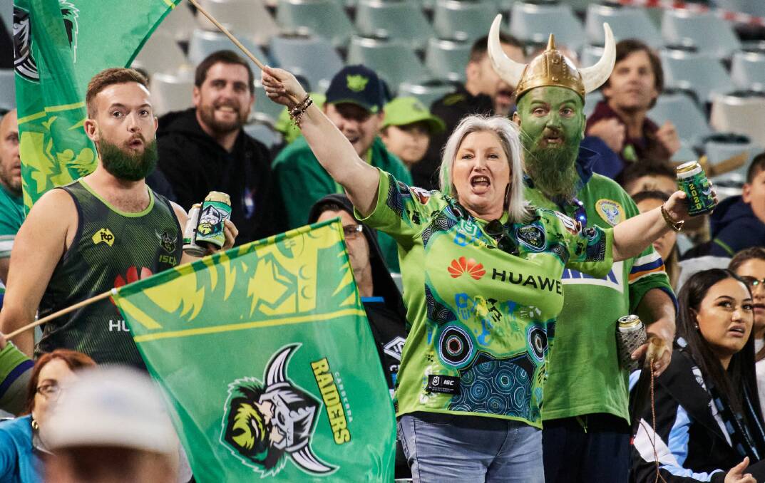 Pandemic allowing, Raiders fans will get to see their team at Canberra Stadium in round one. Picture: Matt Loxton