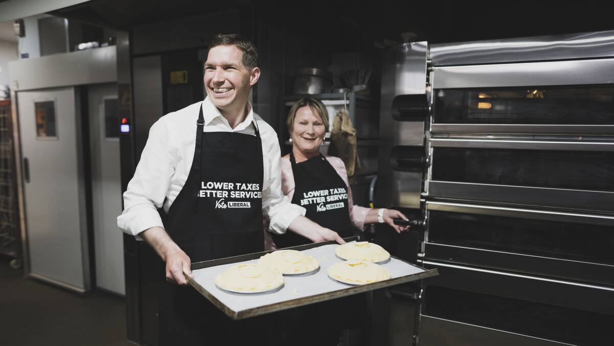 Mr Coe's plan to grow the ACT's "revenue pie" was arguably the elections defining issue. Picture: Dion Georgopoulos