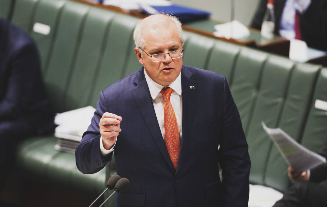 'Get the message': Prime Minister Scott Morrison. Picture: Dion Georgopoulos