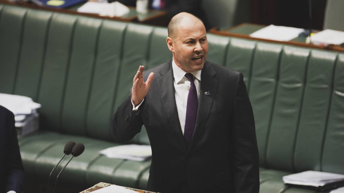 Attempts by the Treasurer Josh Frydenberg and the PM to improve relations with China are doomed to failure. Picture: Dion Georgopoulos.