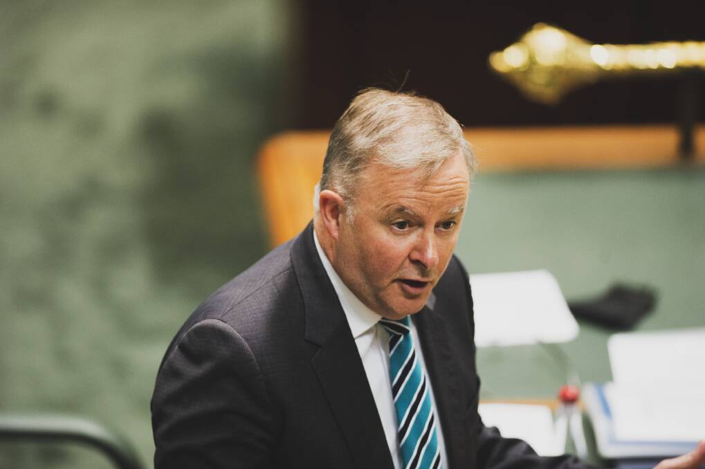 Labor leader Anthony Albanese gave the budget reply speech on Thursday night. Picture: Dion Georgopoulos