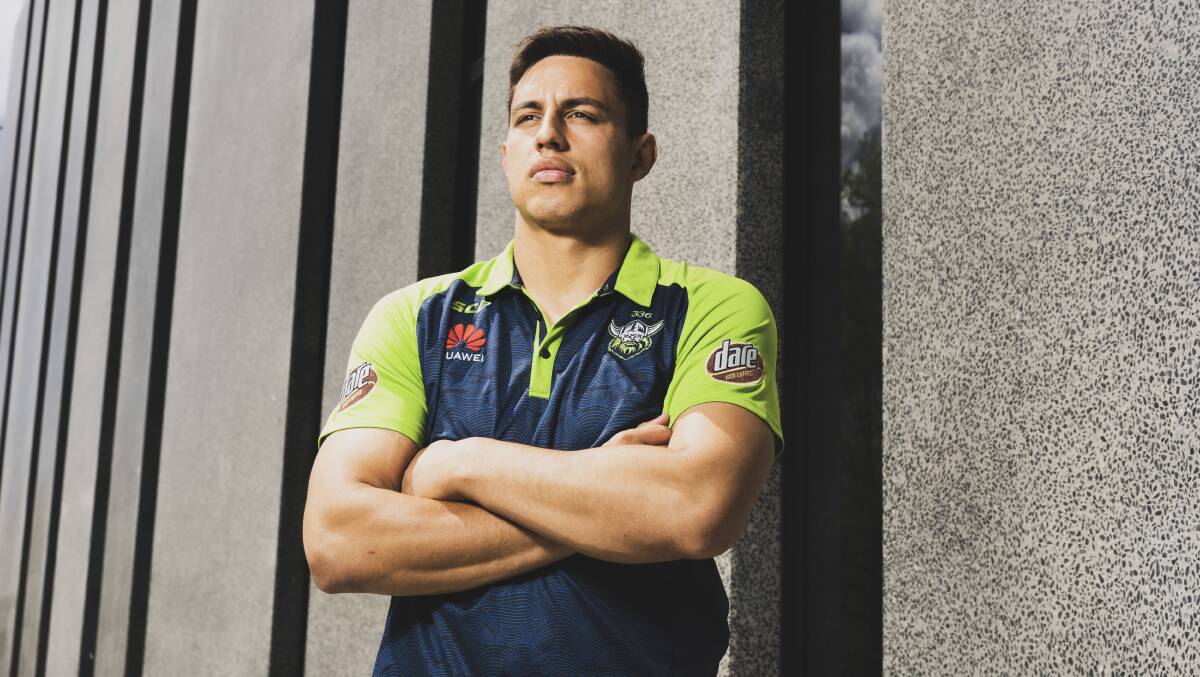 Joe Tapine is relishing the chance to lead the Maori All Stars on Saturday night. Picture: Dion Georgopoulos
