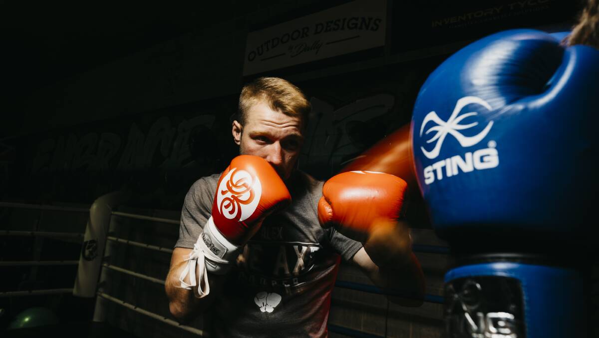 Boxer Alex Cooper is determined to shine on a massive platform. Picture: Dion Georgopoulos