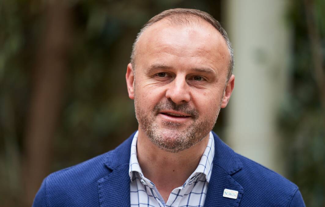ACT Chief Minister Andrew Barr. Picture: Matt Loxton