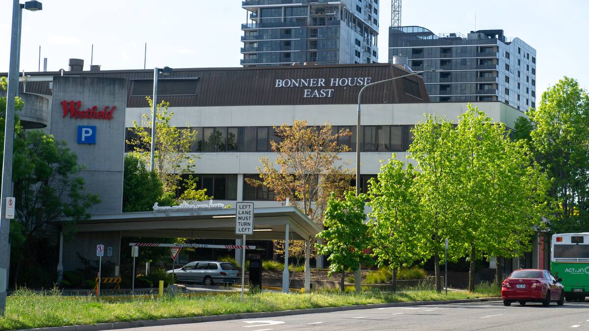 Bonner House East. The owners of Westfield have revealed plans to demolish and redevelop the building with a 16-storey building. Picture: Elesa Kurtz 