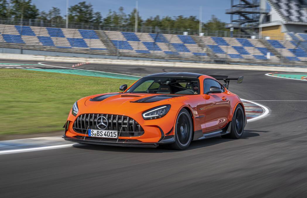 Only 28 of these Mercedes-Benz GT Black Series are coming here next year and all are pre-sold. Picture: Supplied