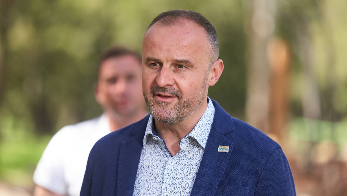 Andrew Barr needs to decide whether he'll form a coalition with the ACT Greens. Picture: Matt Loxton
