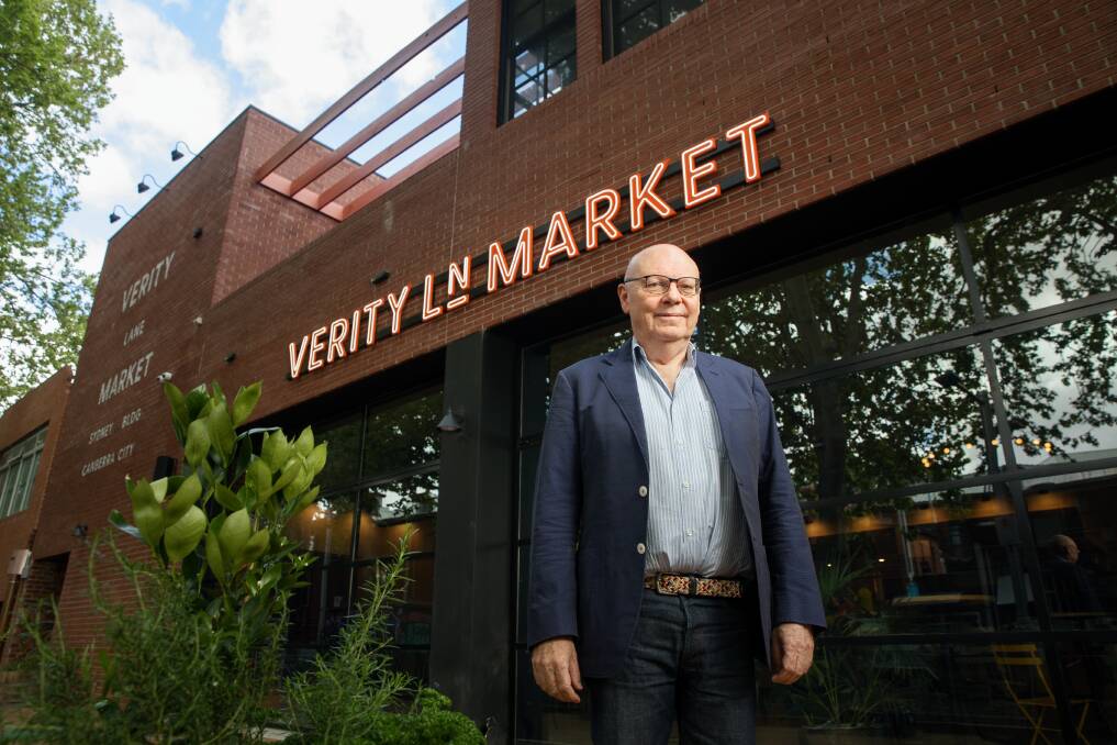 Verity Lane Market owner Phillip Keir at the new food hall in the city. Picture: Sitthixay Ditthavong 