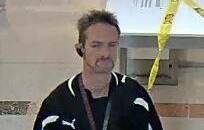 CCTV of Deane Richard Roach, which was posted on Facebook when police were trying to identity him in relation to an incident at Coles. Picture: ACT Policing