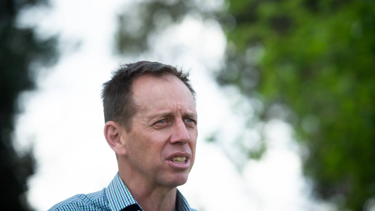 Emissions Reduction Minister Shane Rattenbury. Picture: Karleen Minney