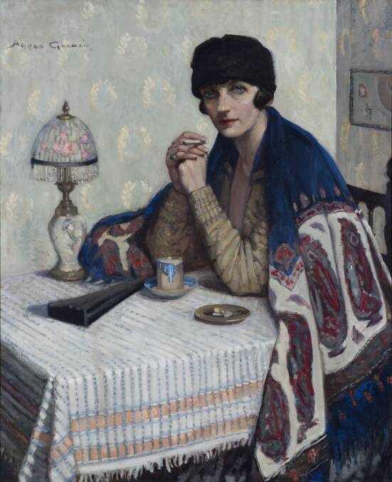 Agnes Goodsir, Girl with a cigarette, 1925. Picture: National Gallery of Australia