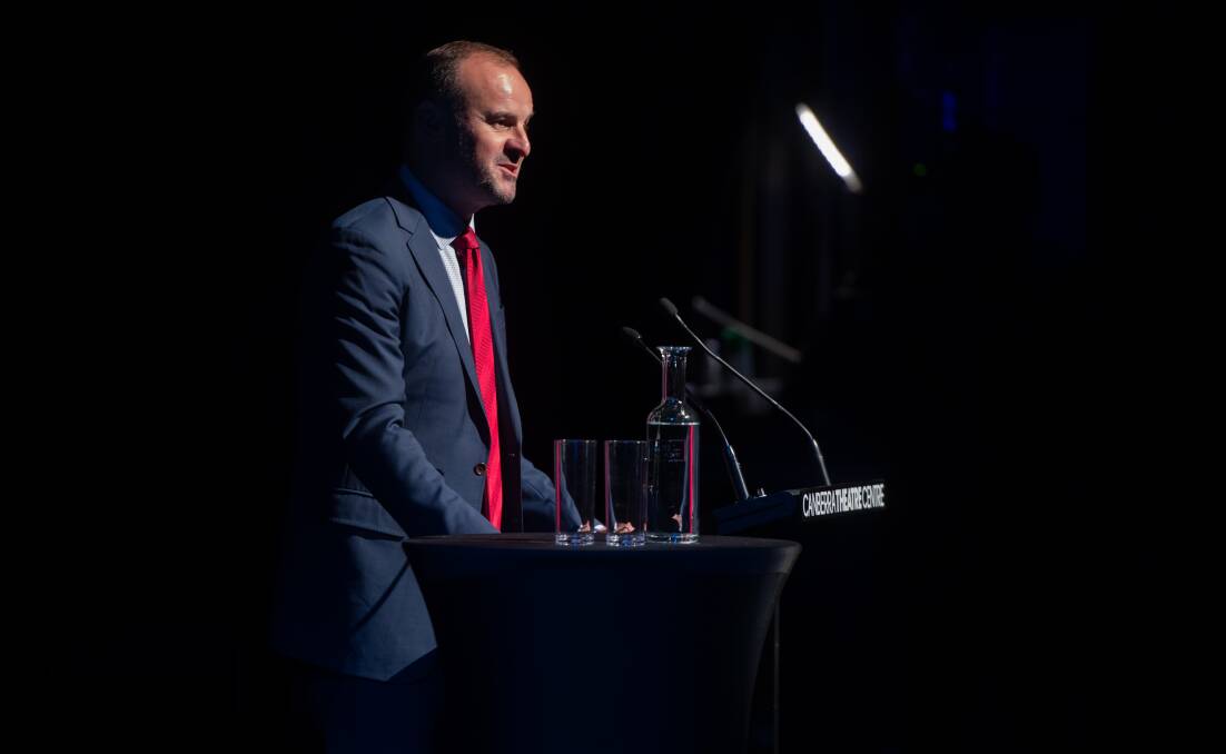 Chief Minister Andrew Barr was re-elected in 2020. Picture: Karleen Minney