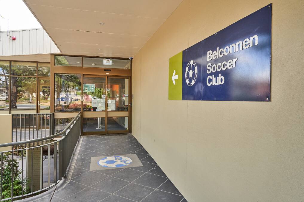 Belconnen Soccer Club's Hawker venue was one of two venues to shut during the COVID-19 pandeimc. Picture: Matt Loxton