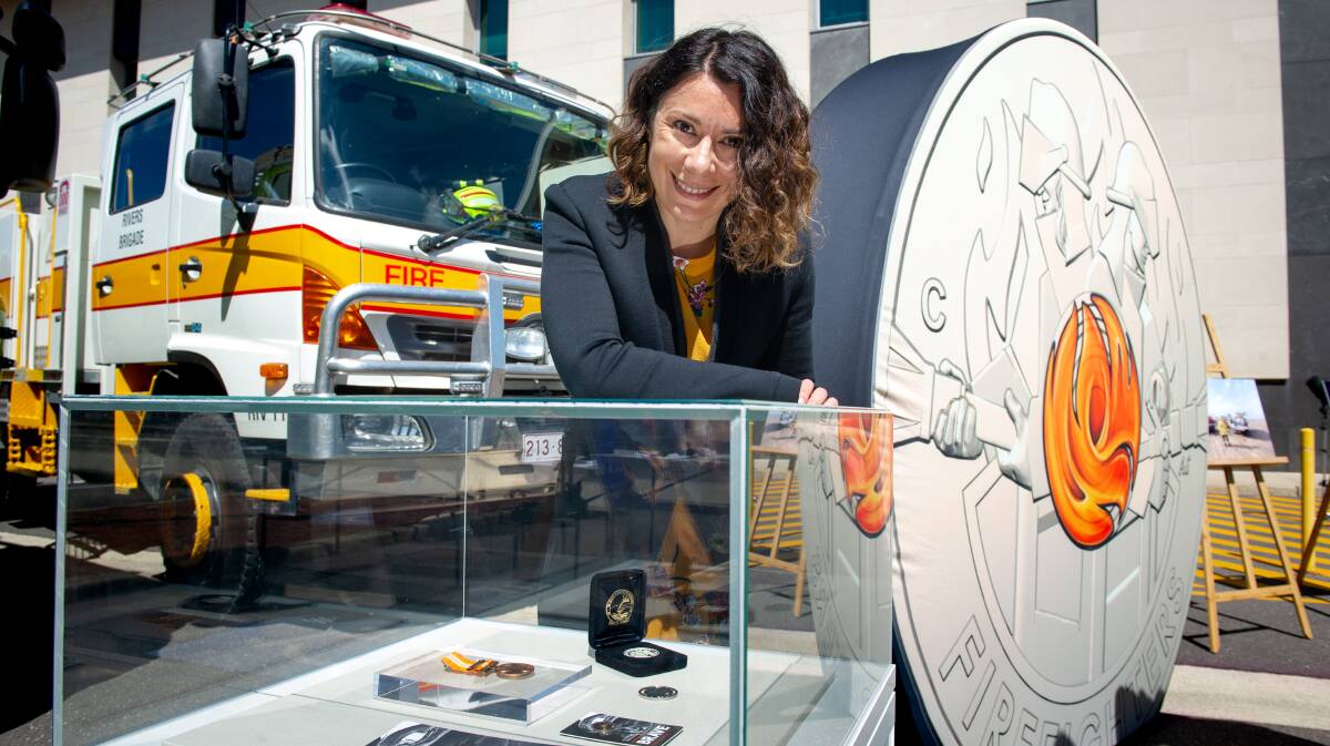 Royal Australian Mint coin designer, Aleksandra Stokic.
Picture: Elesa Kurtz 