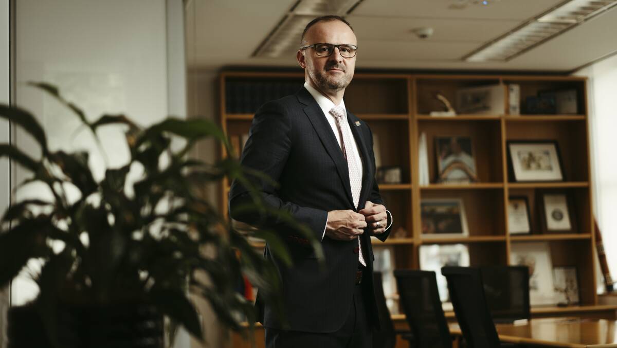 ACT Chief Minister Andrew Barr has said 2021 will be a continuation of the "most difficult period to govern" ahead of budget releases. Picture: Dion Georgopoulos