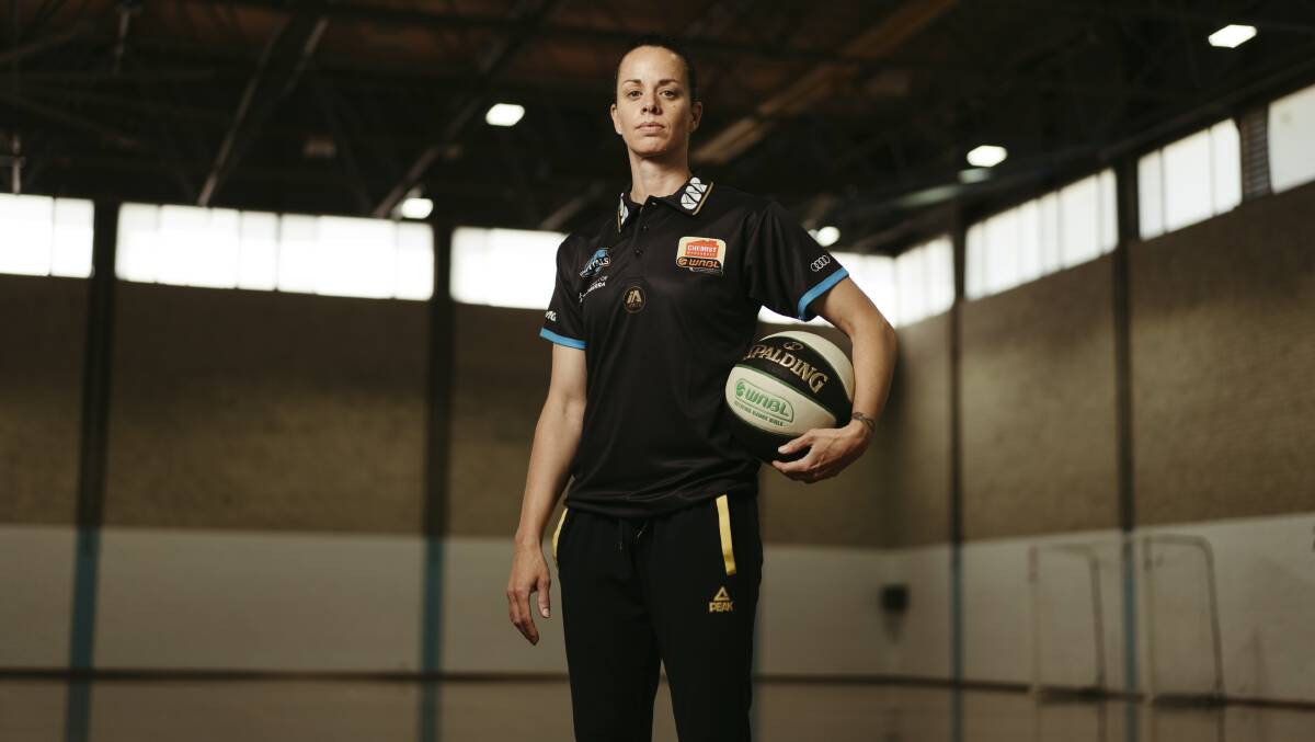 Canberra Capitals assistant coach Kristen Veal has overseen Jade Melbourne's rise. Picture: Dion Georgopoulos