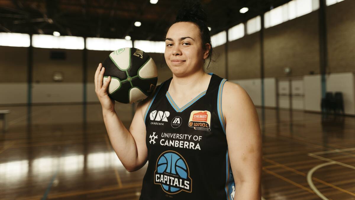 Capitals player Tahlia Tupaea wants to push through the pain. Picture: Dion Georgopoulos