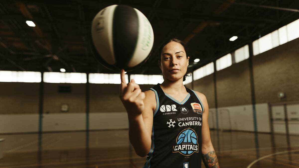 Canberra Capitals recruit Ashley Taia is determined to make the most of her fresh start. Picture: Dion Georgopoulos