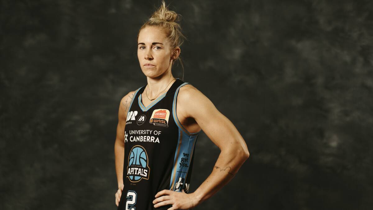 Canberra Capitals player Brittany Smart is chasing a title. Picture: Dion Georgopoulos