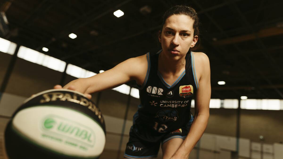 Capitals star Marianna Tolo wants to get the edge over Southside rival Liz Cambage. Picture: Dion Georgopoulos
