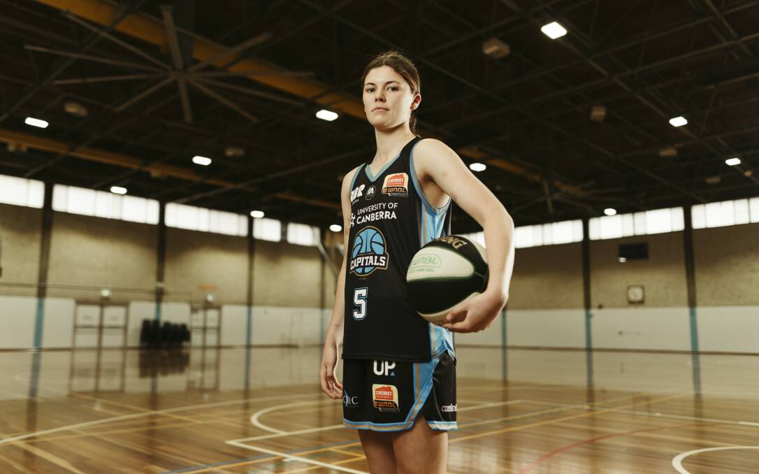 Capitals guard Jade Melbourne is using the WNBL as the perfect year 12 study break. Picture: Dion Georgopoulos